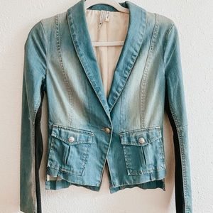 bcbg maxazria jean jacket